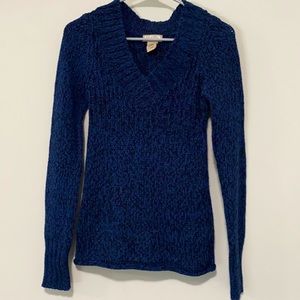 Dark blue sweater with a little sparkle in it!